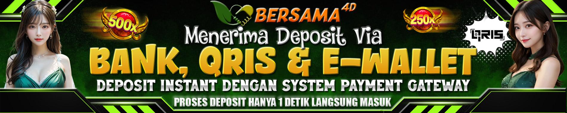 DEPOSIT VIA QRIS DISITUS BERSAMA4D DENGAN PROSES TERCEPAT